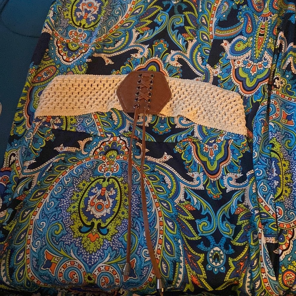 Paisley maxi skirt